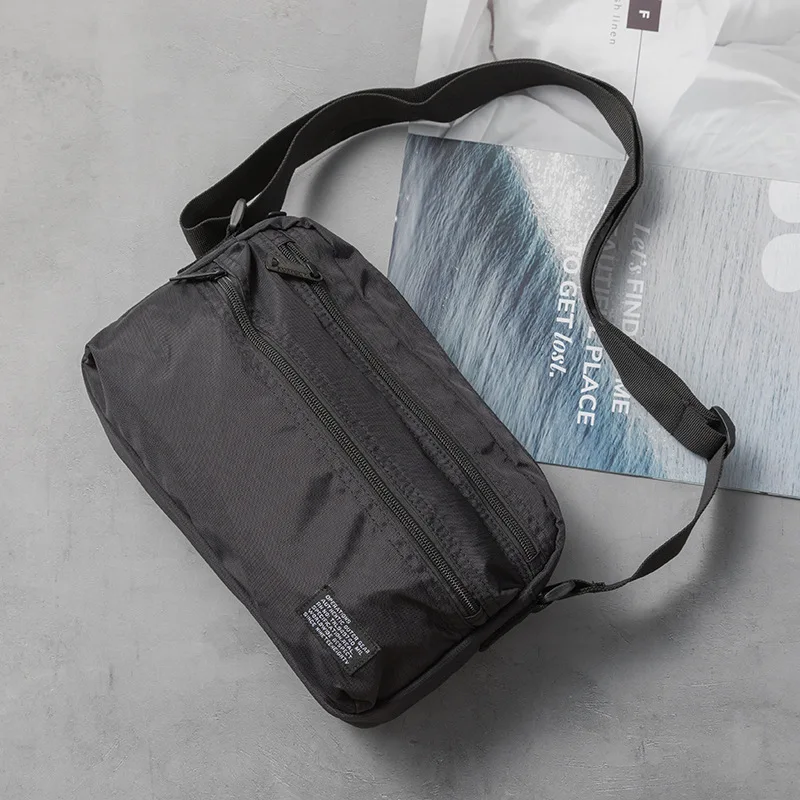 

Men's Messenger Bag Large Capacity Causal Crossobody Bags Ins Style Male Waterproof Oxford Single Shoulder Sling Bag Male