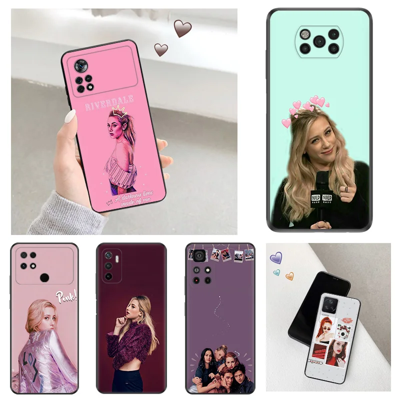 Anti-Drop Soft Phone Case For Xiaomi Poco x5 5G x4 x3 pro f3 gt f4 f5 m5 m4 m3 c40 c50 c51 Fashion Lili Reinhart Riverdale Cover