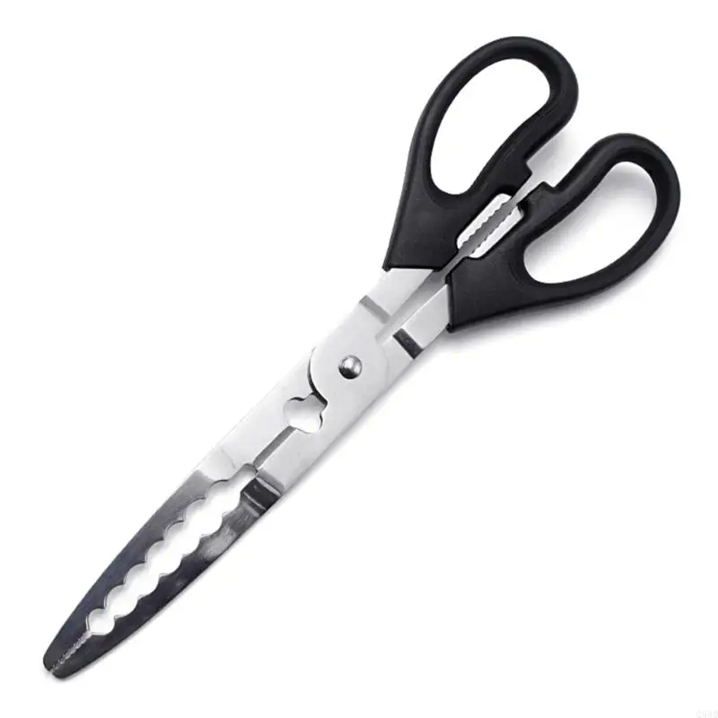 Q5WD Fishing Pliers Scissors Practical Stainless Steel Fish Grabbing