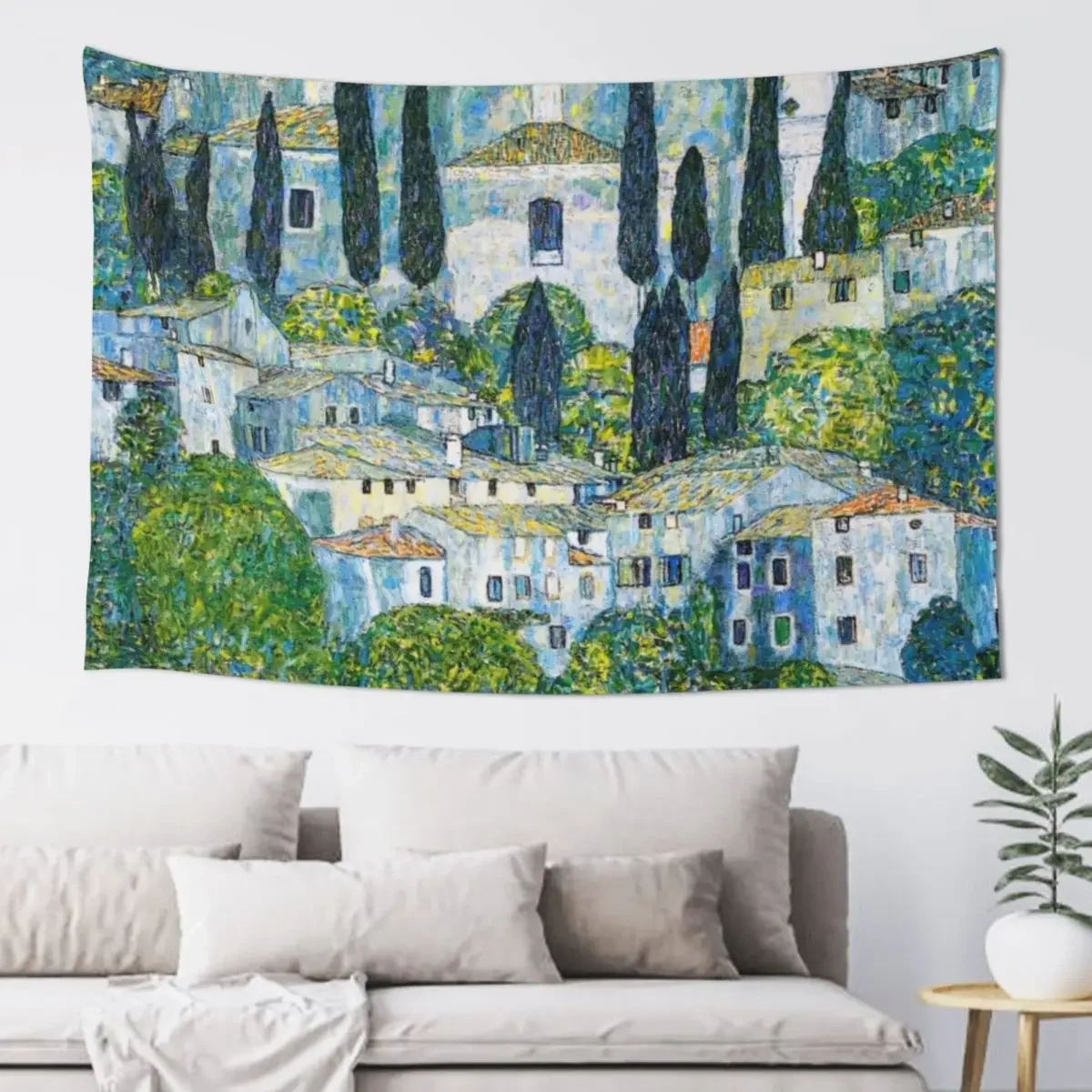 

Gustav Klimt's Kirche in Cassone Tapestry Decorations For Your Bedroom House Decor Decor Home Home Decorators Tapestry