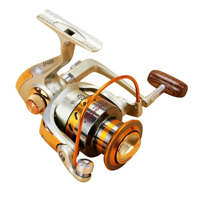 Imagem -03 - Carretel de Metal Spinning Carretel de Pesca Fish Salt Water Reel 10ball Bearing 5.5:1 Roda de Fundição