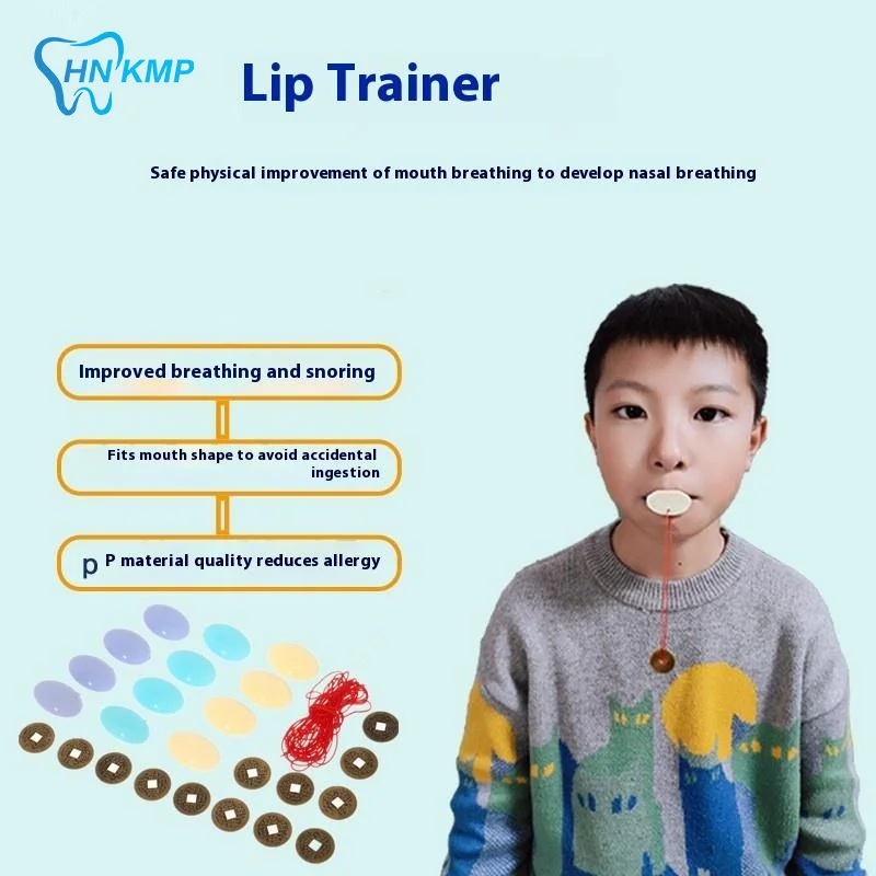 Children's Sleep Mouth Breathing Correction Sleep Convex Lip Muscle Training Device Set Oral Muscle Trainer Exercise Set Tools