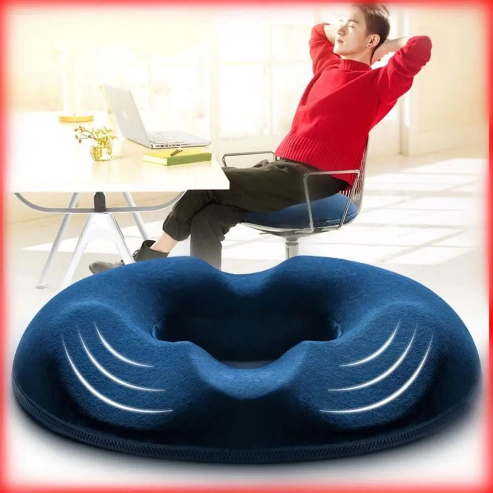 Comfort Donut Seat Cushion Sofa Hemorrhoid Memory Foam Anti Hemorrhoid Massage Tailbone Pillow Car Office Seat Cushion