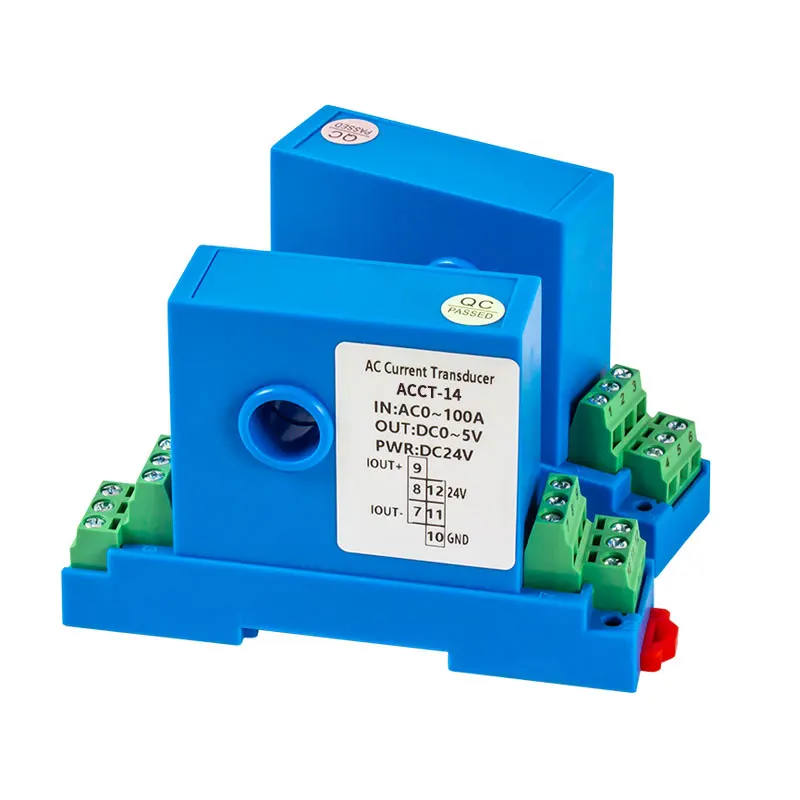 

good stability 4-20ma 0-5v RS485 output closed loop current sensor single phase current transformer DC current transducer
