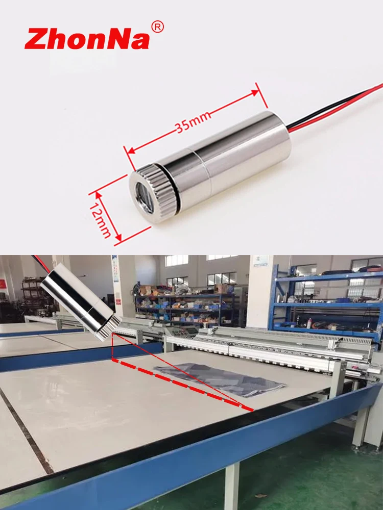 520nm 5mW Grünes Gitter-Lasermodul mit Einstellbarem Fokus für Industrielle Holzbearbeitungsmaschinen, Positionierung, Ausrichtung, Ersatzteile – Detail 6