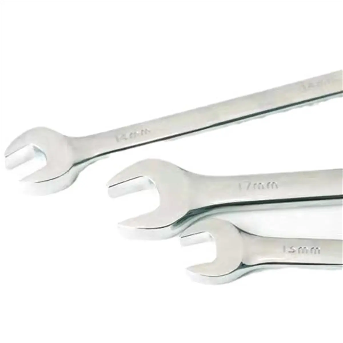 Dual-Purpose Ratchet Wrench 7-Piece Set in Cloth Bag Mirror Wrench Open End Wrench