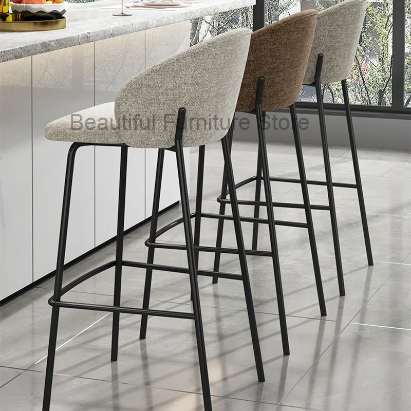 

Reception Luxury Bar Stools Counter Midcentury Designer Living Room Bar Chair Patio Saloon Party Sgabello Cucina Home Furniture