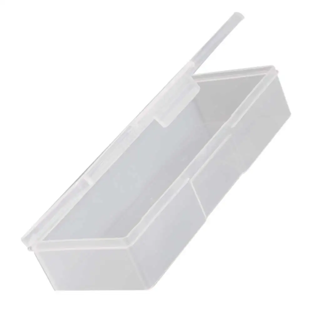 

Plastic Transparent Nail Manicure Tools Storage Box Nail Dotting Drawing Pens Buffer Grinding Files Organizer Case Container