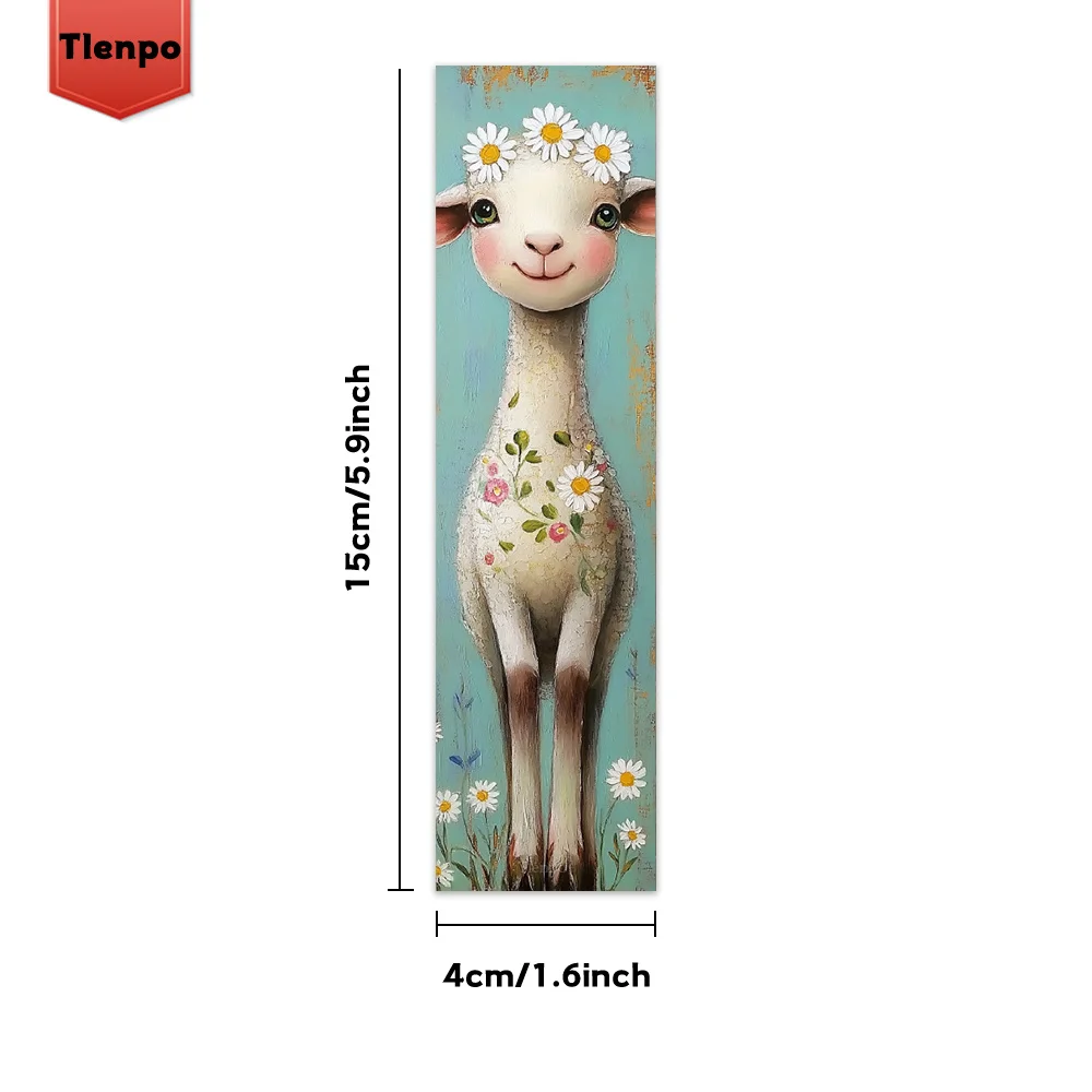 32pcs, Rural Floral and Cute Pet  Bookmarks, Christmas, Teacher Gifts, Back-to-School Holiday Gifts, Creative Artistic Designs