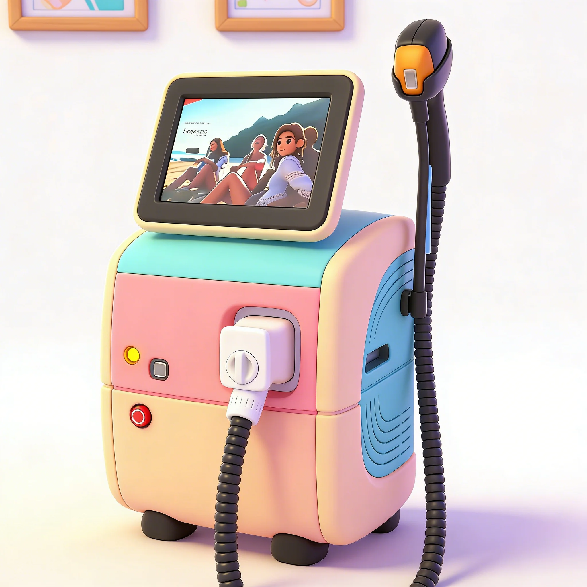 

Профессиональный диодный лазер для удаления волос 755нм 808нм 1064нм 4000Вт, аппарат для лазерной эпиляции 808нм