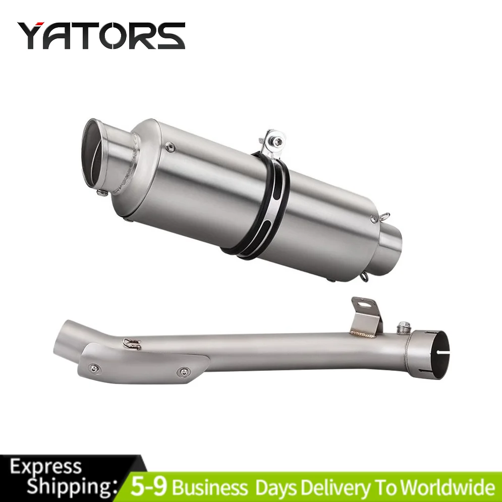 

For Suzuki GSX-R1000 2007-2011 Motorcycle Exhaust Mid Link Pipe Slip-on Titanium Exhaust Systems Exhausts Pipes