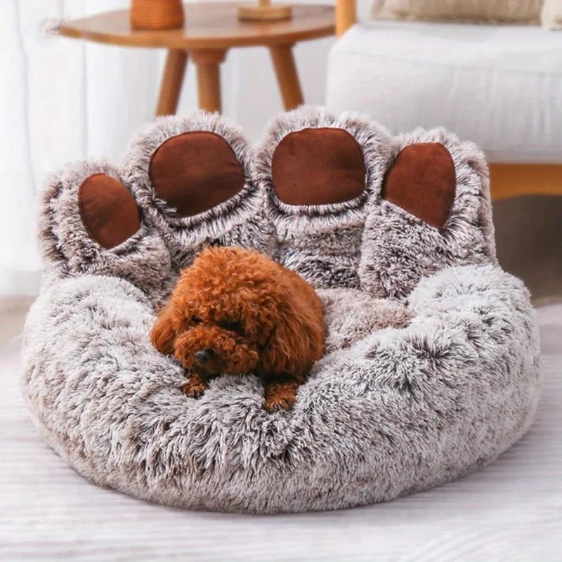 Bear Paw Fluffy Pet Sofa 6
