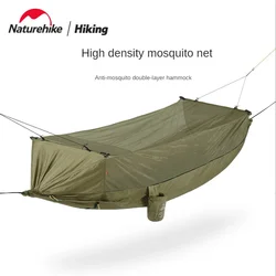 Naturehike Outdoor camping high-density anti-mosquito double-layer hammock field leisure swing hammock Dawn