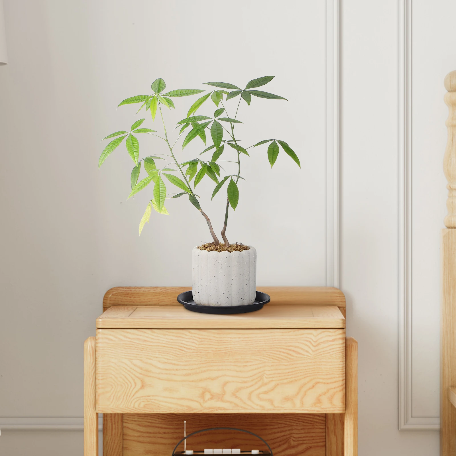 

10Pcs Flowerpot Trays PP Anti Aging Sun Resistance Practical Gardening Accessories Home Supplies Plant Pot Saucer