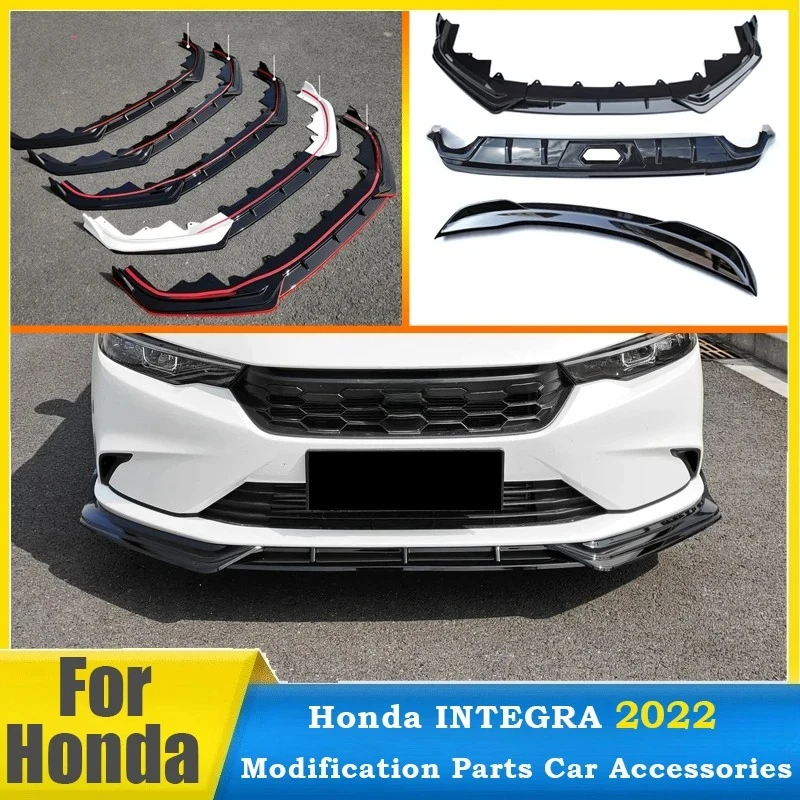 

Для Honda INTEGRA 2022, автомобильные аксессуары, передний бампер, разделитель губ, диффузор, спойлер, защита, задний спойлер, модификация крыла, часть