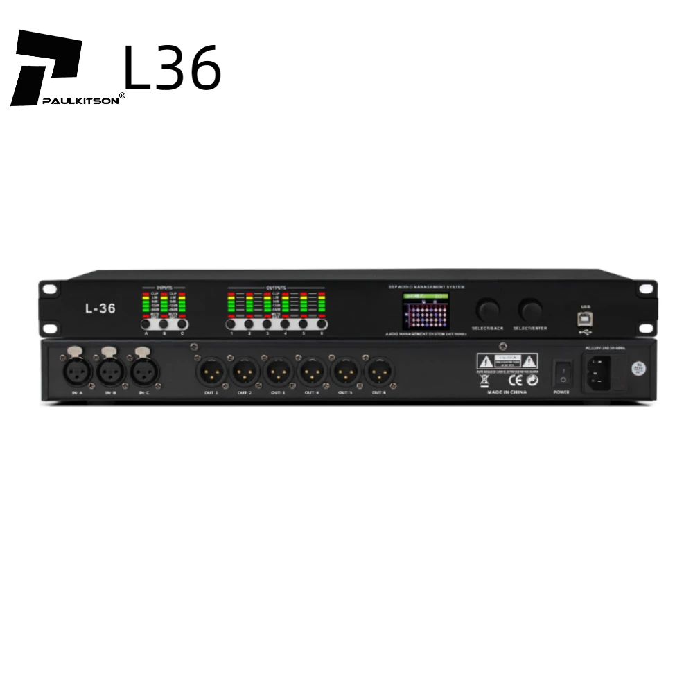 L36 Most Economic Audio Processor Dsp Digital Audio Processor Professional Processor Audio System Suppliers