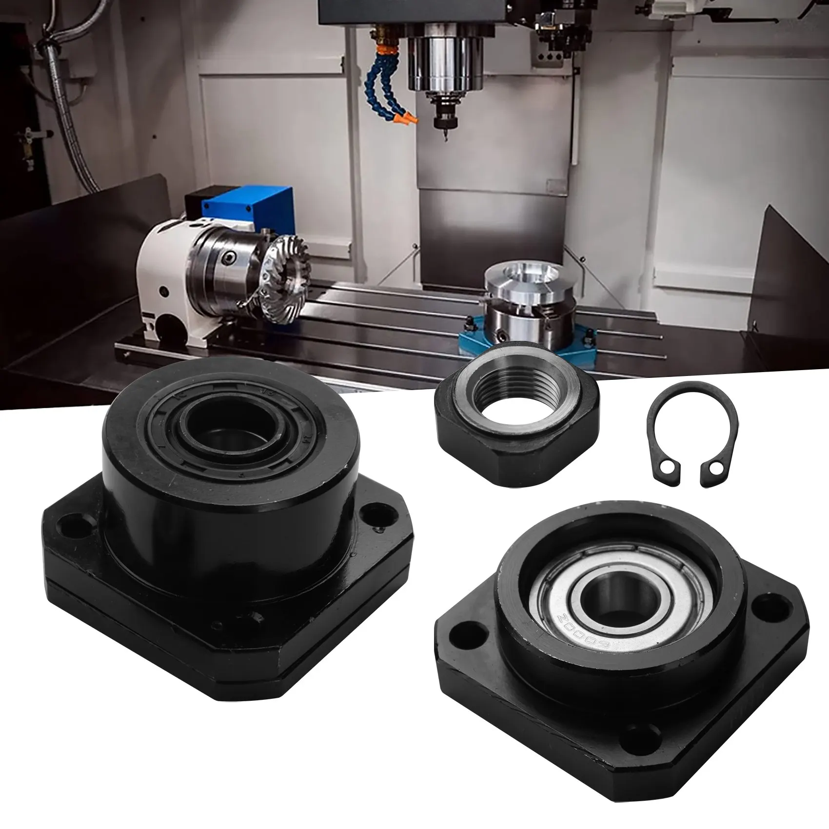 

Опоры ABGG-FK12 FF12 для шарико-винтовых пар 1605: фиксированная сторона FK12, плавающая сторона FF12 для станков с ЧПУ и комплектующих.