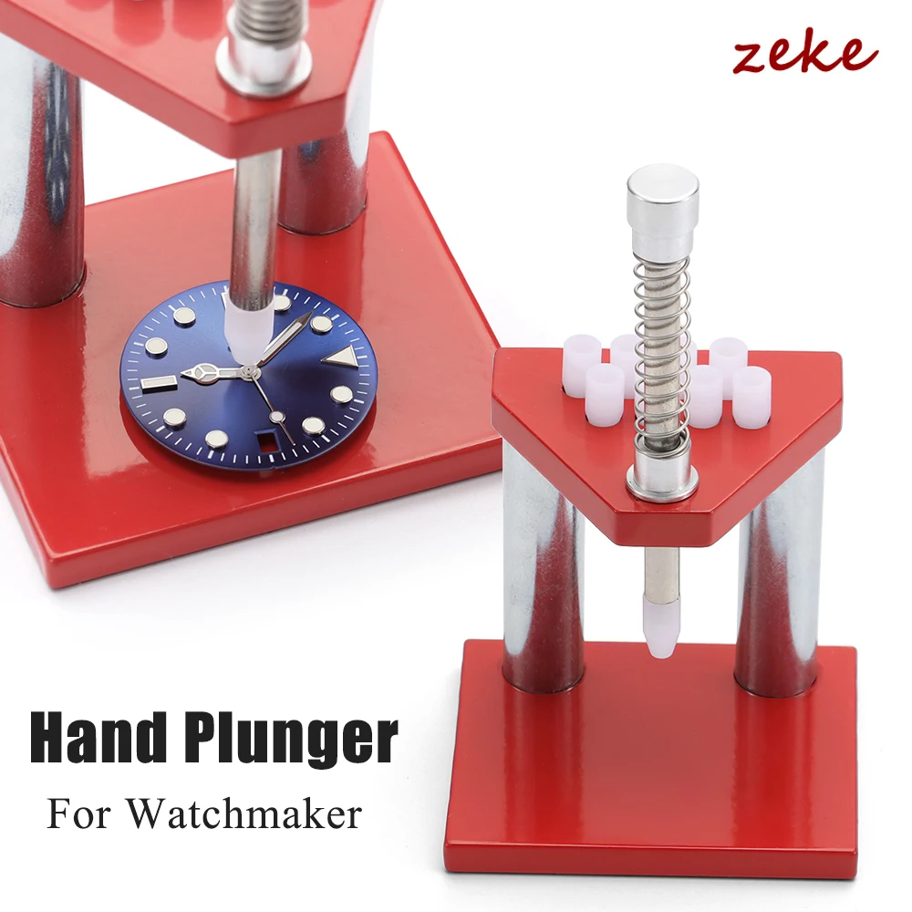 Uhr Hand Nadel Entferner Presser Tragbare Armbanduhr Kolben Puller Genaue Teile für Uhrmacher Reparatur Armaturen Werkzeuge Rot