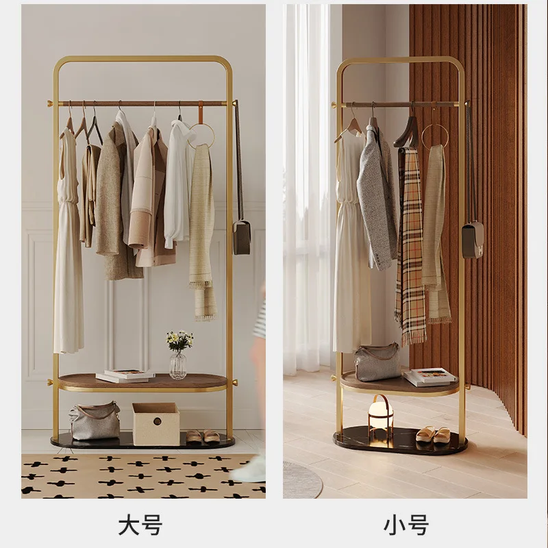 Stainless steel coat rack light luxury and high-end feel,for entry-level living room and home use