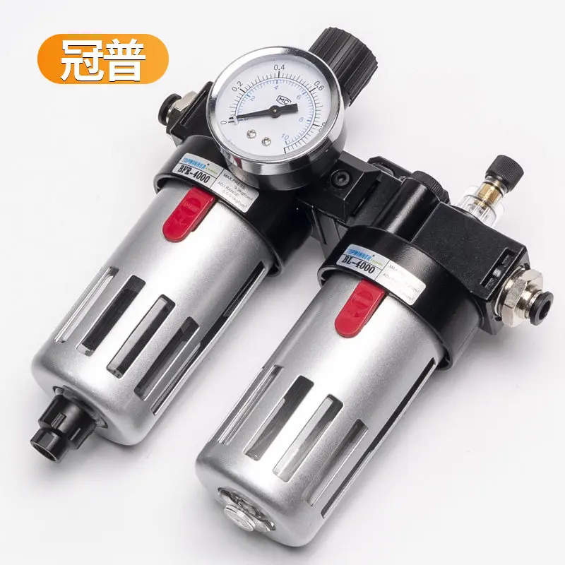 Iron shell oil-water separator 2000/3000/4000 manual differential pressure automatic drainage air source duplex