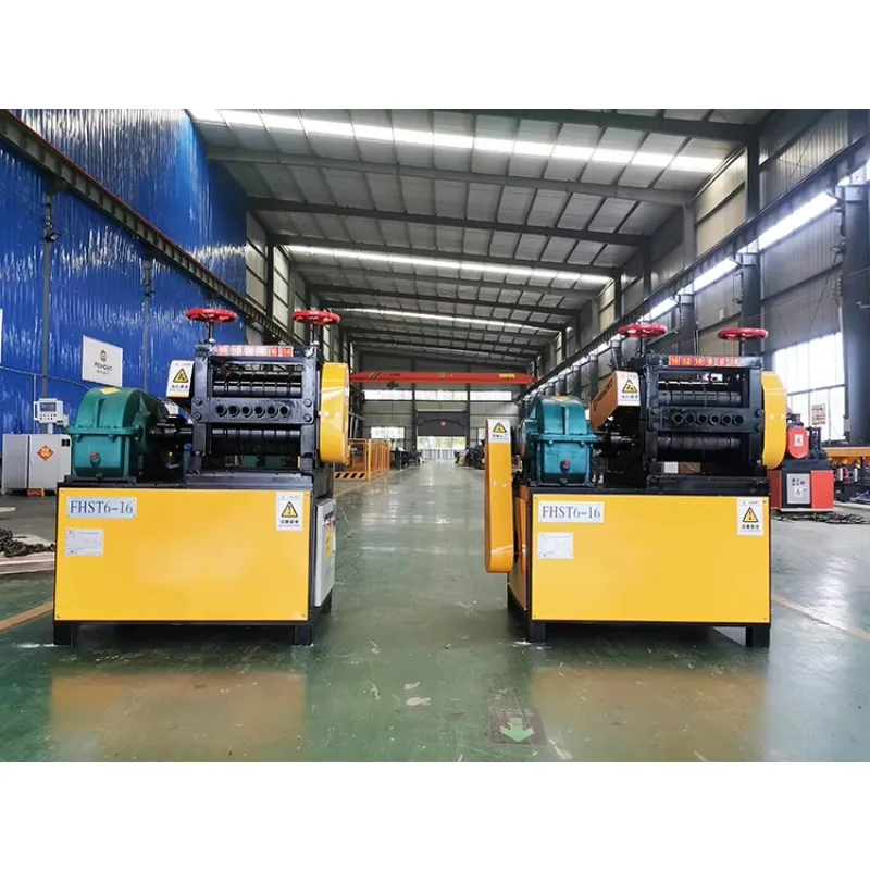 

Hot Sale 6-16mm Scarp Rebar Straightening and Cutting Machine Scrap Steel Straightening Machine with High Quality