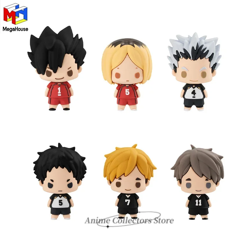 Megahouse Chokorin Mascot Haikyu!! Vol.2 Tetsuro Kuroo Kotaro BokutoKeiji AkaashiAtsumu MiyaOsamu Miya Anime Model Figure Toys