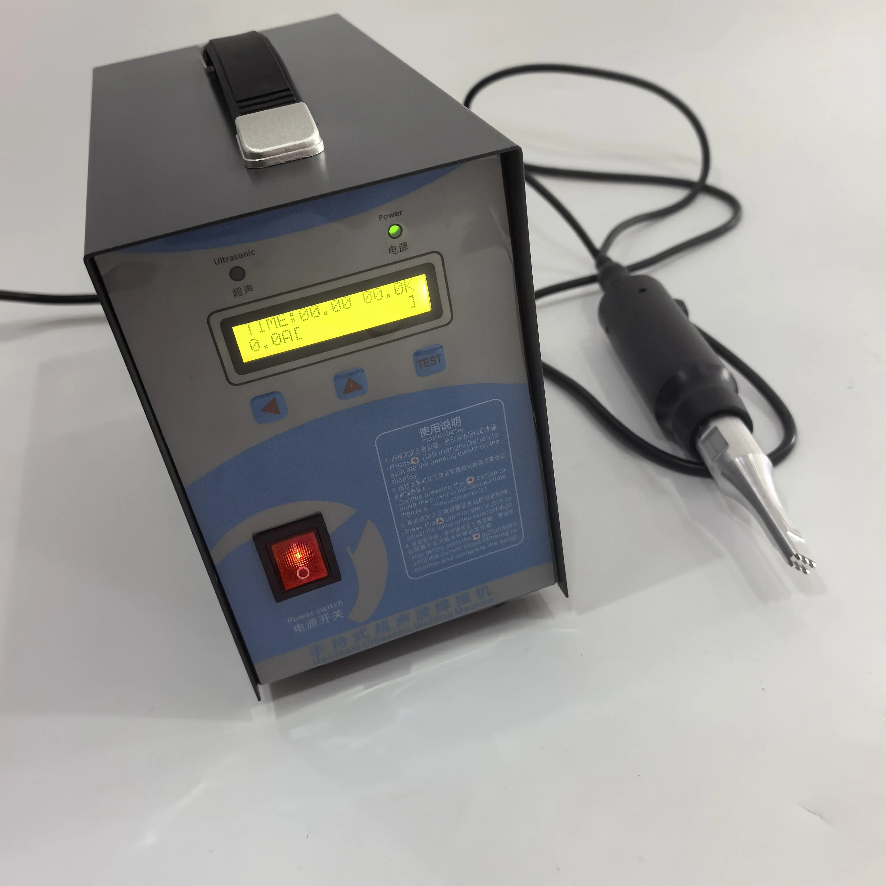 1500W 28kHz Handheld Ultrasonic Spot Welder Plastic Welding Machine for Car Interior Door Panel Bumper Repair 110V 220V