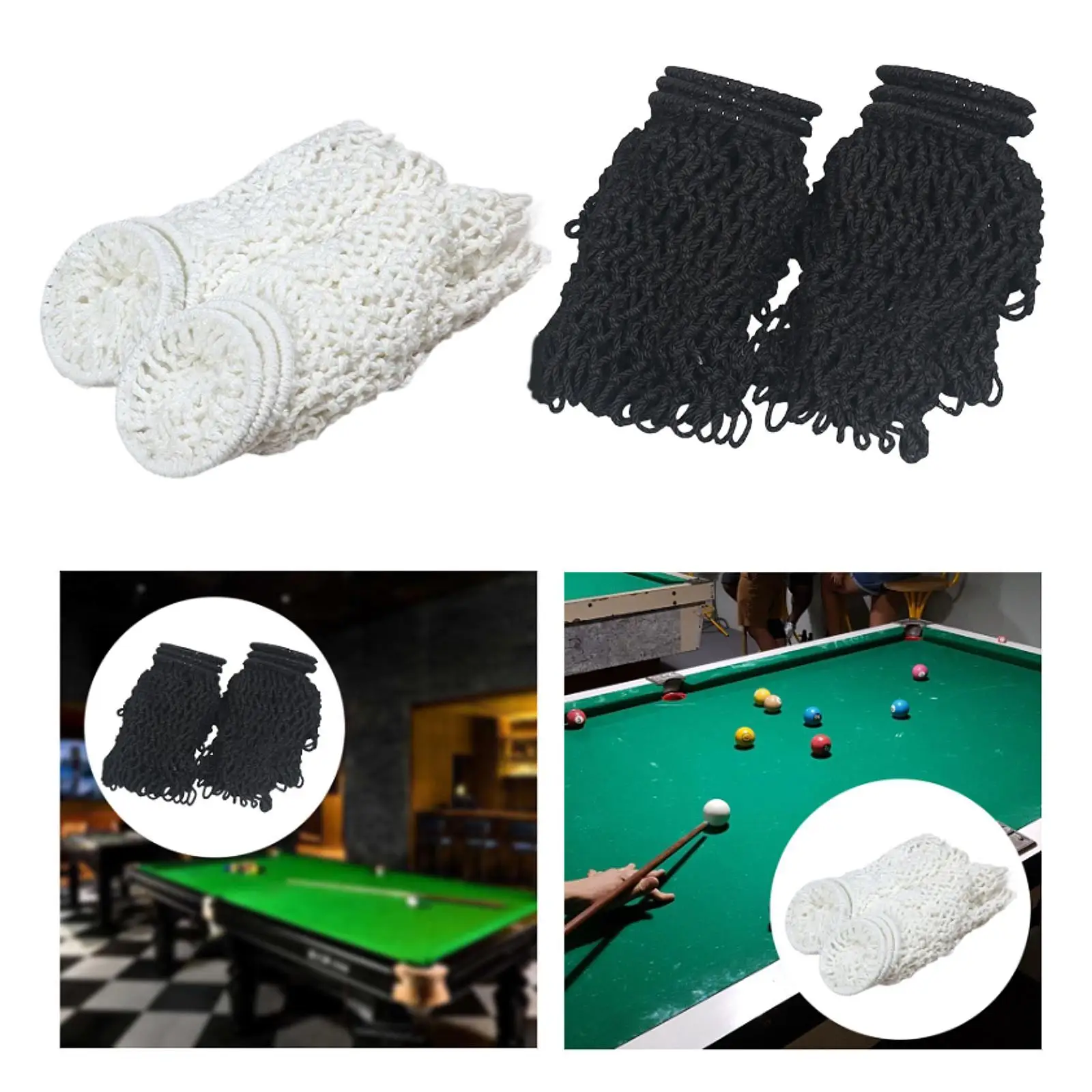 

6 шт. карманы для бильярдного стола, сменная хлопковая корзина для игровой комнаты
