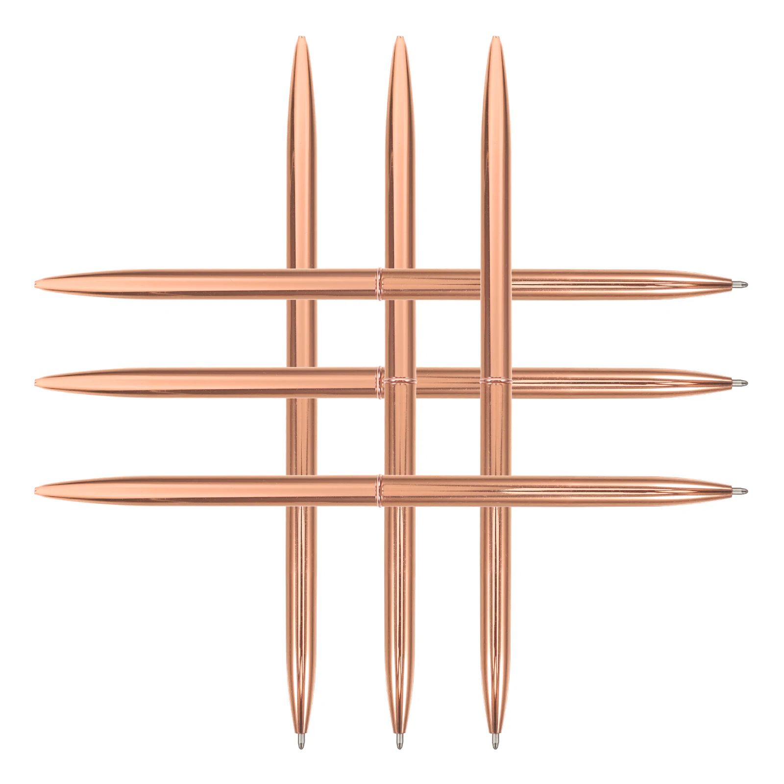 

6Pcs Classic Metal Ballpoint Pen Smooth Writing Refillable Ink Portable Lightweight Business Office Teacher Student Signature