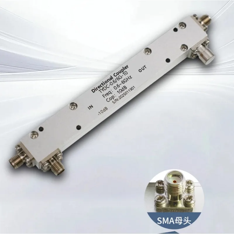 0.5-6GHz RF Coupler SMA microwave directional coupler RF 10dB