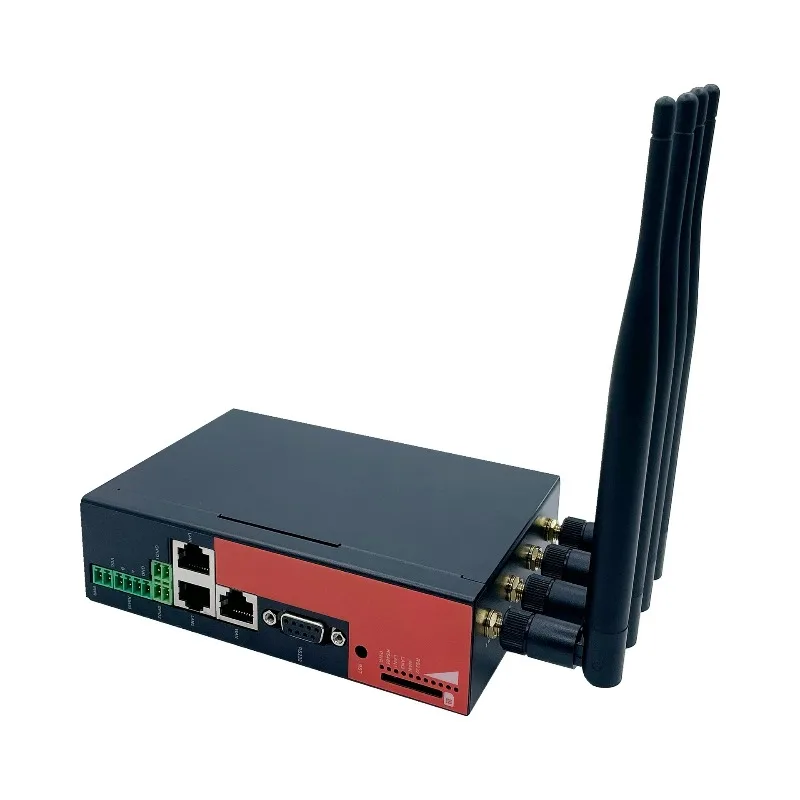 Industrial 4G DTU Router RS485 232 1WAN 2LAN POE OUT 48V AT/AF Wide Voltage