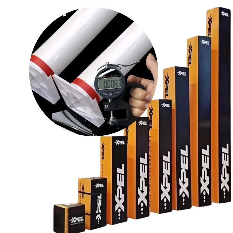 

XPEL 8.5Mil FILM car paint protection film transparent glossy 8.5Mil thick protective film TPU anti-fouling self-healing PPF