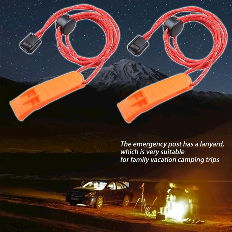 Emergency Camping Loud Alarm Survival for Hiking Hunting Swimming Safety with Reflective Dropship