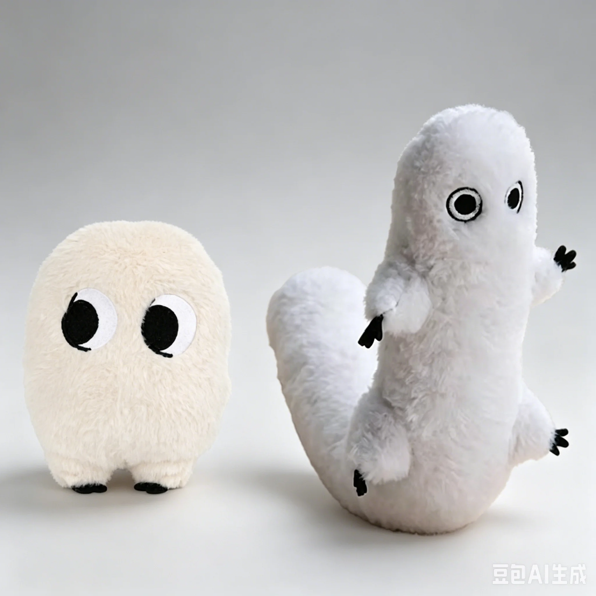 New White Insect Anime Plushie Soft Shape Can BeBent Exquisite Cartoon Character Figure Doll Birthday Gifts For Boys And Girls