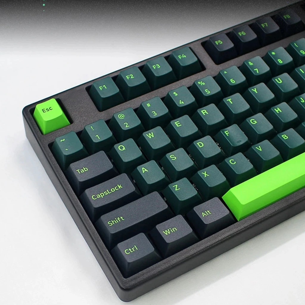 173 Keys GMK Sound Waves Mechanical Keyboard Keycap Matcha Light green Full set PBT Cherry Profile Keycaps Anne Pro 2 TM680 GK61