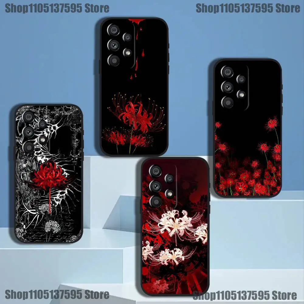 حافظة لهاتف سامسونج جالاكسي A73,31,32,72,41,53,52,71,22,5G,Note,J7,8,9 غطاء أسود ناعم