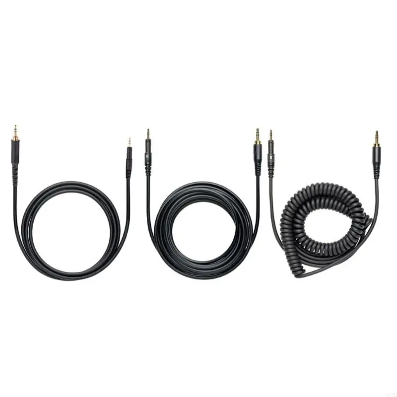 ATH M50X M40X 헤드폰 용 U13B 헤드셋 케이블 코드 와이어 300cm/120cm/140cm 길이
