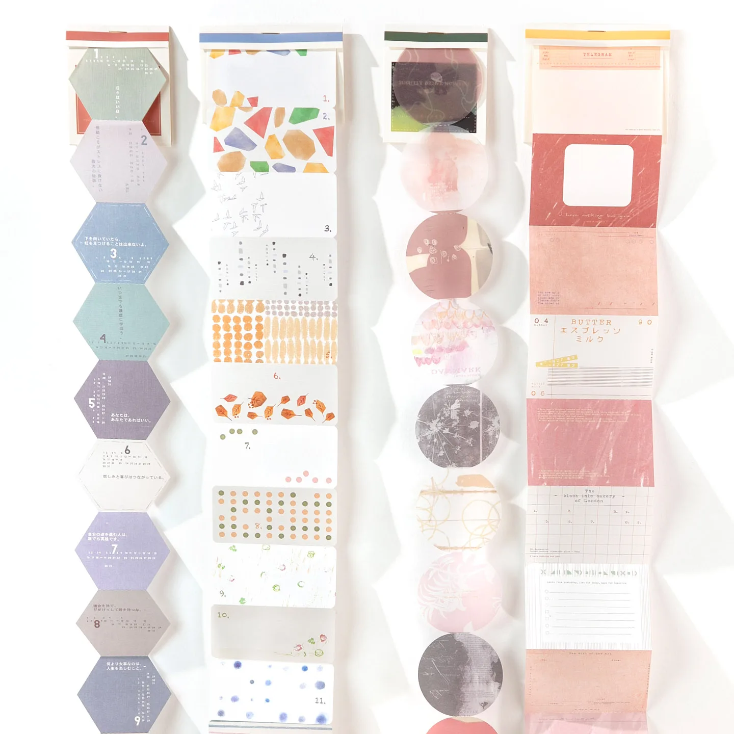 Journal GO 30sheets Creative Folding Memo Pads Unique Shaped Notes for Office School Stationery Cute Note Pads