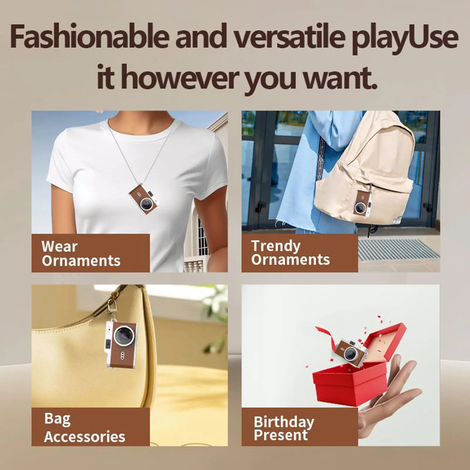 كاميرا الإبهام 1080P ألعاب ريترو كاميرا مسجل كلاسيكية مدمجة للمبتدئين البالغين والأطفال والأولاد والبنات أثناء السفر التقاط الصور يوميًا