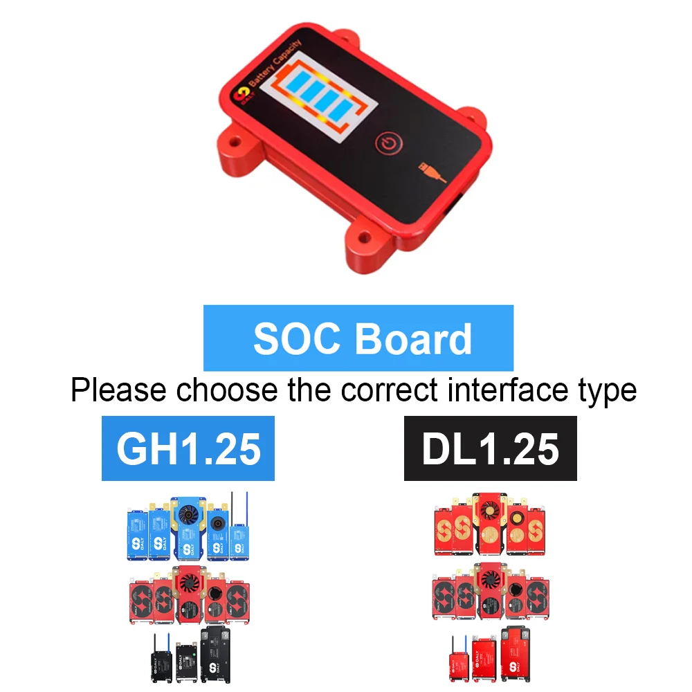 Zubehör für 100 Balance Daly BMS Bluetooth WIFI Modul Touchscreen LCD Displayer UART RS485 Heizmodul GPS Can Adapter