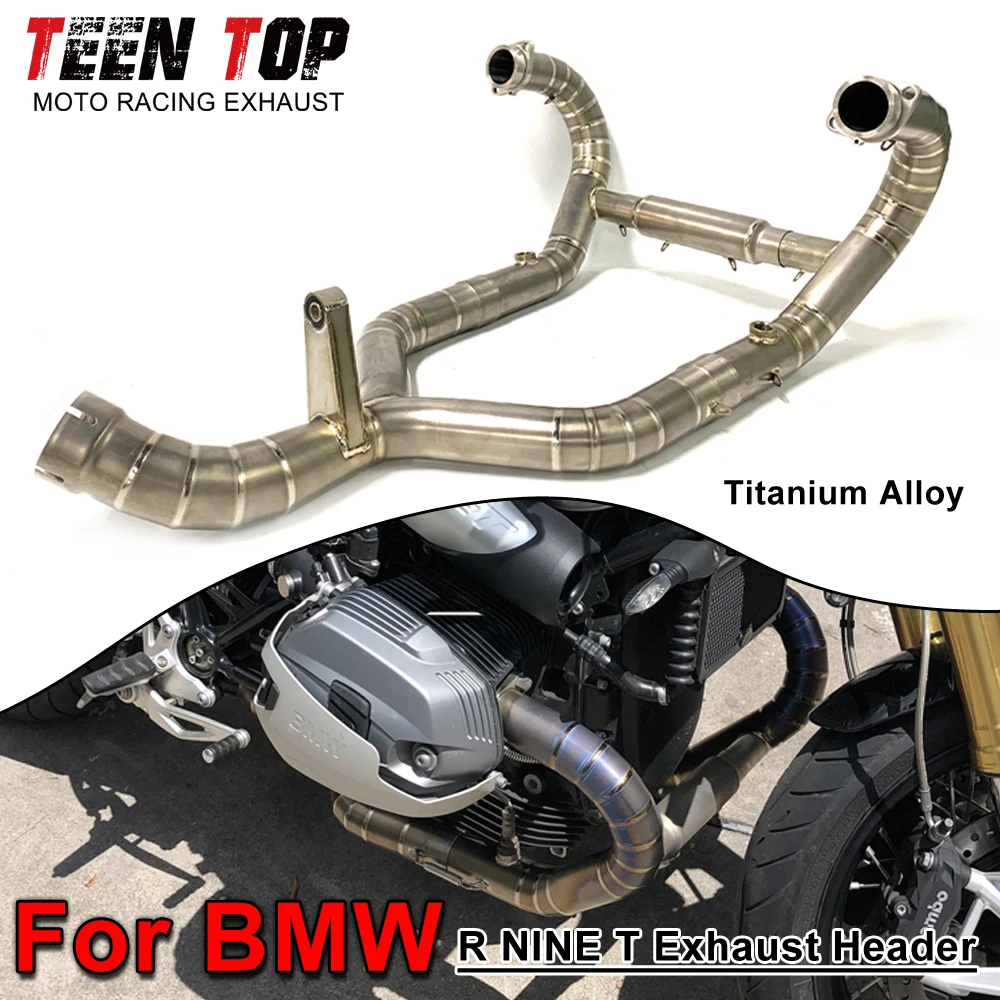 Передняя соединительная труба для мотоцикла BMW R NINE T, титановый сплав, для подключения к оригинальному катализатору, труба для выхлопной системы.