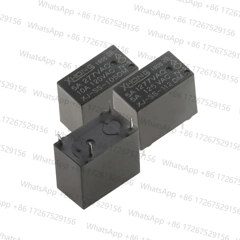 Applicable to10PCS HOT NEW XJ-SS-105DM XJ-SS-112DM XJ SS 105DM 112DM 5V 12 5VDC DC5V 12VDC DC12V 5A 250VAC 4PIN SJ-S/32F-012-HS3