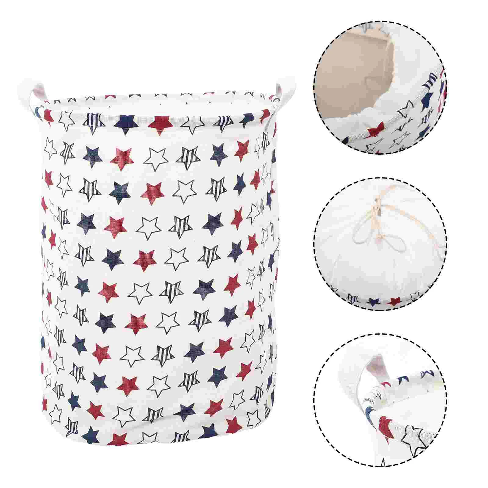 

Storage Basket Clothes Hamper Child Collapsible Laundry Baskets Cotton Large Foldable