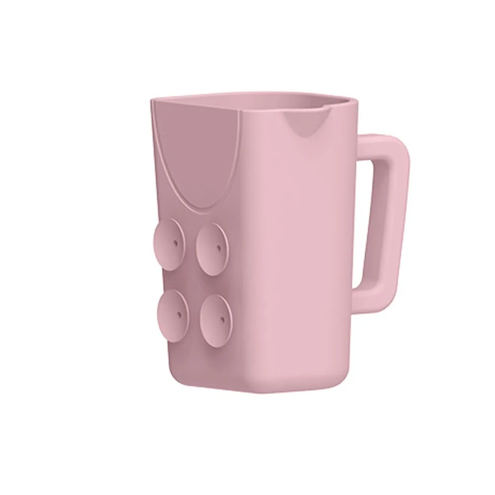 

NEW Leak-proof Baby Bath Rinse Cup with Suctions Food Grade Silicone, Washing Rinse Cup Soft Baby Bath Tools Baby Essentials