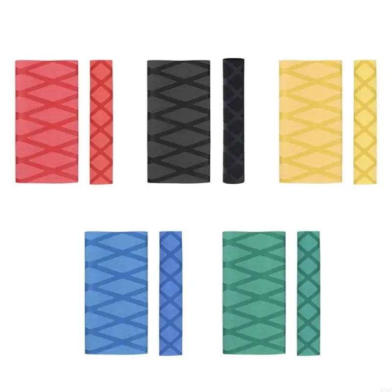 

87HE 1 Pair Heat Shrinkable Cover Motorbike Accessory Universal Rubber Grip Glove