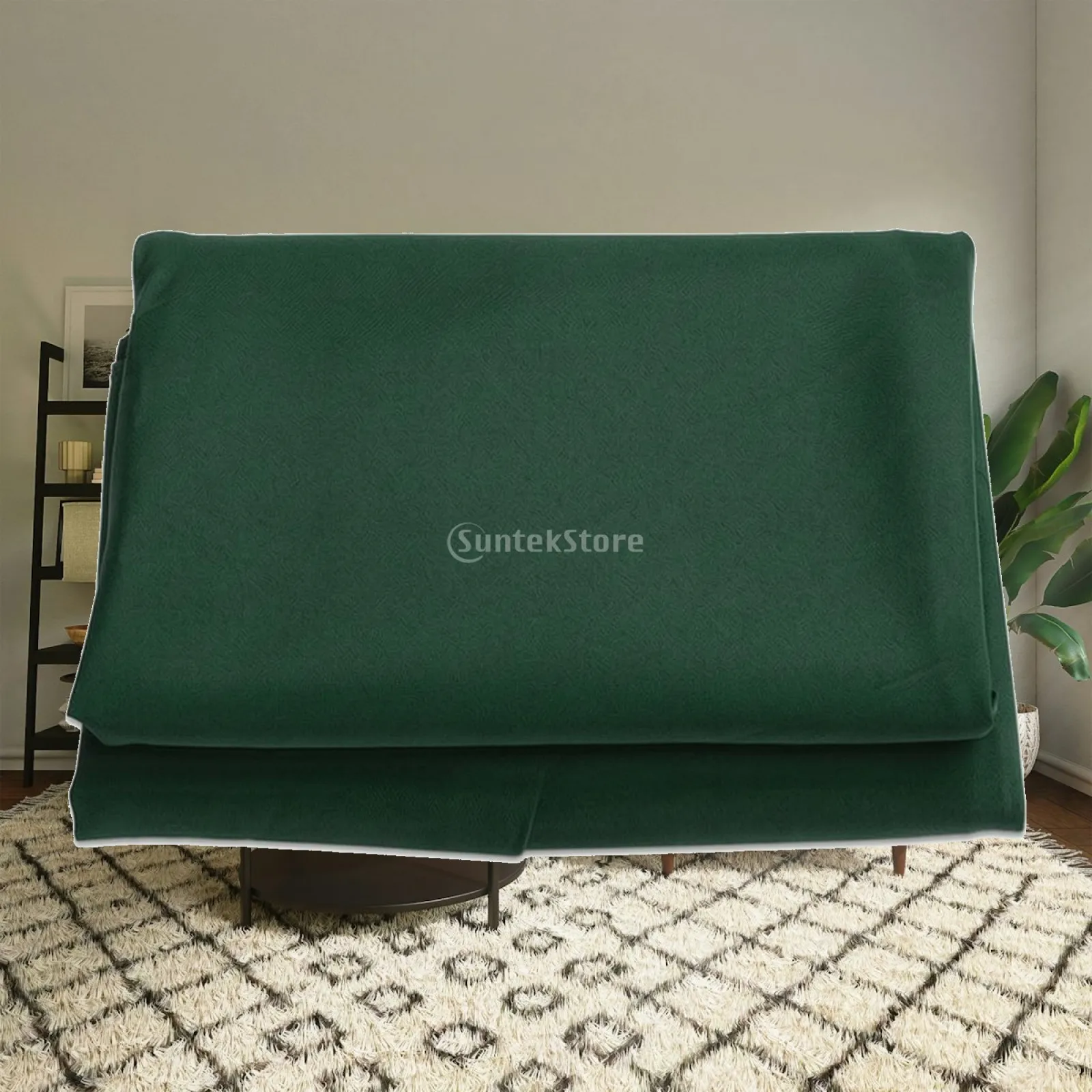 Double-Top Patio Umbrella Canopy UV30+ Protection 8-Rib Umbrella Replacement Canopy 160 Grams per Square Meter Polyester Water
