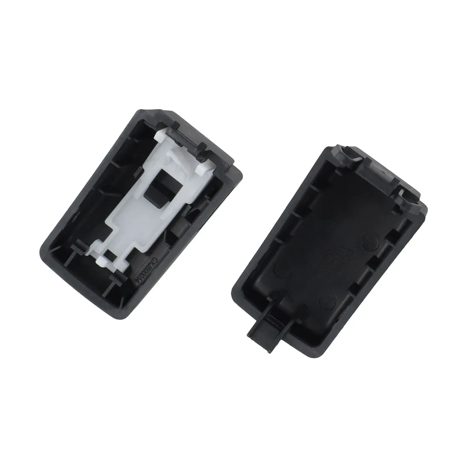 Enhancing Vehicle Design BLACK Door Handle Cap Cover ABS Construction Affordable Solution Cost-effective Upgrade