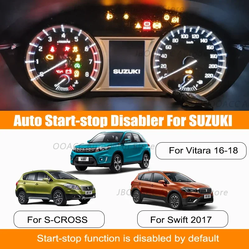 

For Suzuki Vitara 2016-2018 /S-CROSS 2014-2015/Swift 2017 Start Stop Deactivator Auto Stop Canceller Auto Stop Start Eliminator