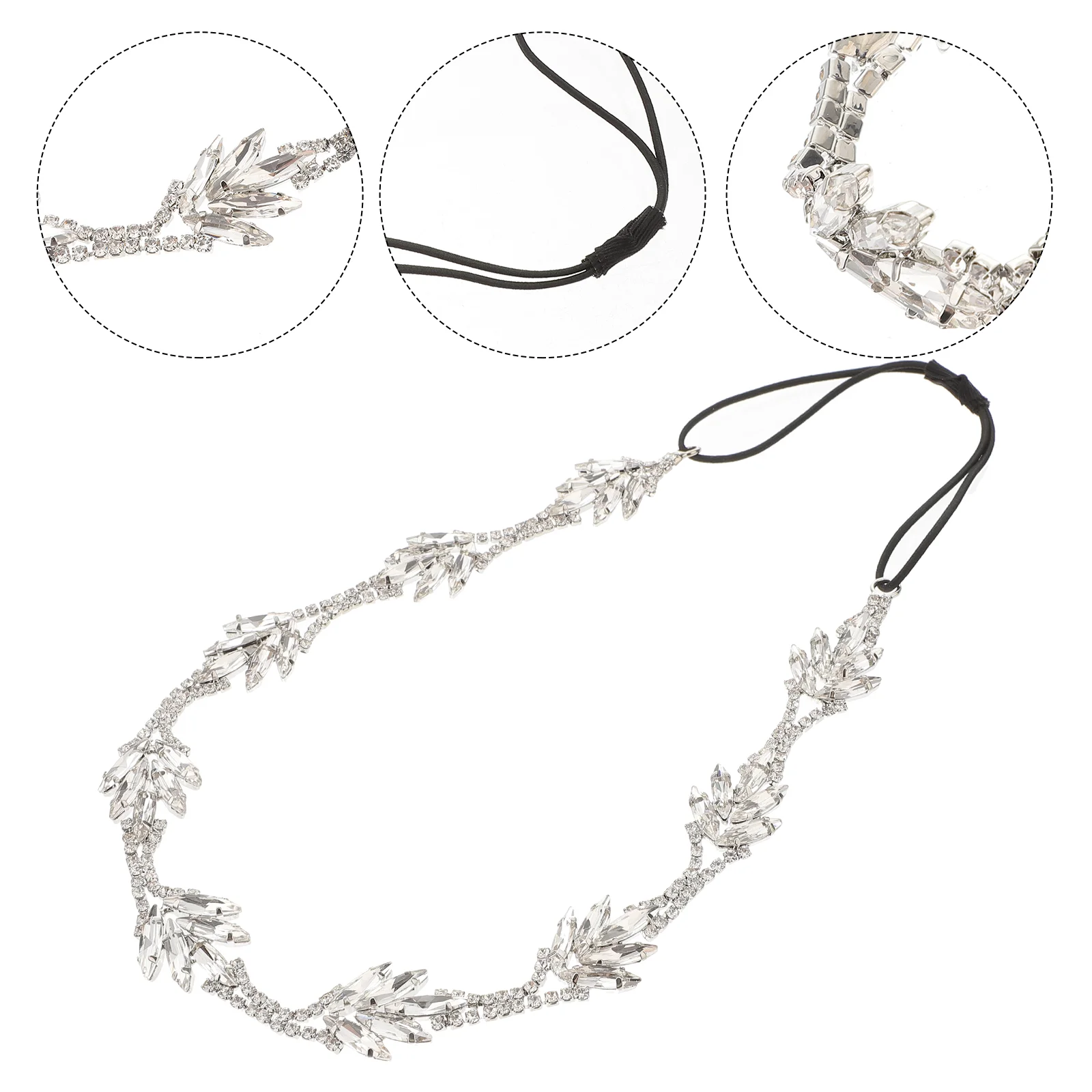

Bride Headband Wedding Headpiece Headbands Headgear Bridal Women Hair Hoop Women's Accessories