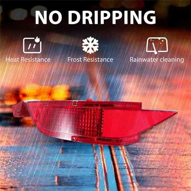 자동차 범퍼 왼쪽 + 오른쪽 미등 안개등 브레이크 라이트 포드 피에스타 Mk7 2008-2012